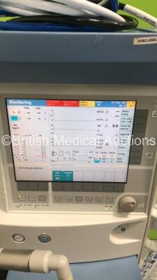 Drager Primus Anaesthesia Machine Ref 8603800-30 Software Version 4.53.00 - Running Hours Mixer 73835 Ventilator 13947 with Hoses (Powers Up-Rear Door Latch Broken) * SN ARWM-0088 * * Mfd 2005 * - 4