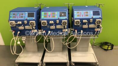 3 x Gambro AK 200 S Dialysis Machines Version 9.2 / 9.2 / 9.2 (All Power Up)