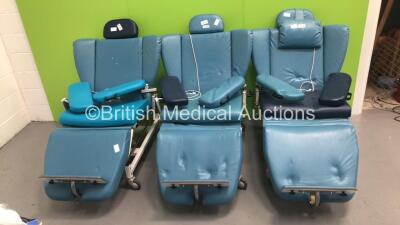3 x Gardhen Bilance Electric Dialysis Chairs with Controllers