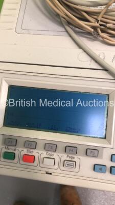 Philips PageWriter 200 ECG Machine on Stand with 1 x 10-Lead ECG Lead (Powers Up) * SN US007700839 * - 3