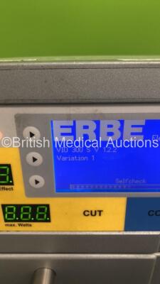 ERBE VIO 300 S Electrosurgical / Diathermy Unit Version 1.2.2 with 2 x Footswitches on Stand (Powers Up) - 2