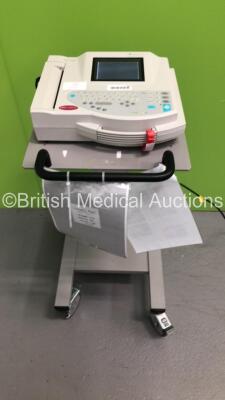 GE MAC 1200 ST ECG Machine on Stand (Powers Up) * SN 550047751 * * Mfd 2009 *