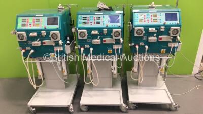 3 x Gambro AK 200 Ultra S Dialysis Machines Version 11.11 (All Power Up) * SN 16564 / 16561 / 16568 *