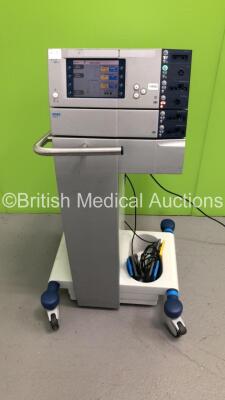 ERBE VIO 300 D Electrosurgical / Diathermy Unit Version 1.7.9 with ERBE VEM 2 Extension Module and 2 x Footswitches (Powers Up)