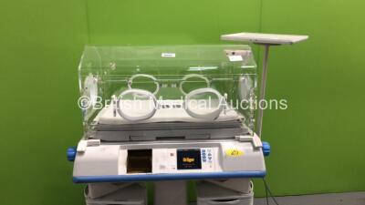 Drager Air-Shields Isolette C2000 Infant Incubator Version 2.19 with Mattress (Powers Up-Missing Front Panel Cover-See Photos) * SN VA15330 *