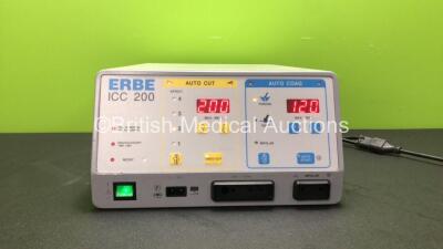 ERBE Model ICC 200 Electrosurgical Unit (Powers Up) *YOM3DT3433 - 10128-028*