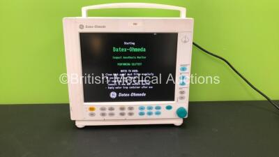 Datex Ohmeda Type F-CM1-05 Compact Anesthesia Monitor (Powers Up) *6449926 - FS0177559*