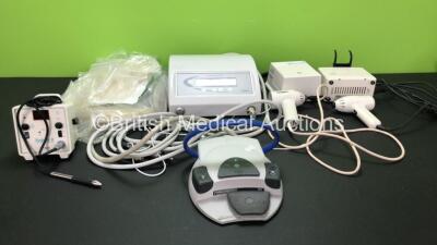 Dental Job Lot Including 1 x INTRAsurg 300 C Drive Unit with 1 x Handpiece and 1 x Footswitch (Powers Up) 1 x Dentsply QHL75 Curing Light (Powers Up) 1 x Optilux VCL 401 Curing Light (Powers Up) 1 x Analytic System B Drive Console with Handpiece (Untested