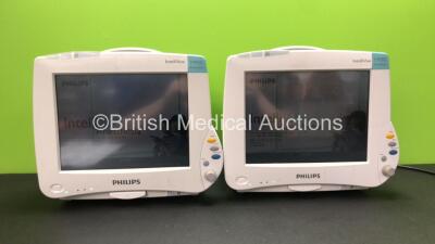 2 x Philips Intellivue MP50 Anesthesia Patient Monitors (Both Power Up) *Mfd 2009 - 2010* **190.00 GBP each/Buyer's premium 38.00 GBP**