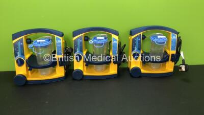 3 x Laerdal Suction Units with 3 x Cups (All Power Up)