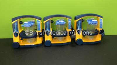 3 x Laerdal Suction Units with 3 x Cups (All Power Up)