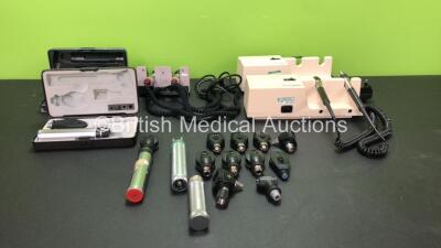 Welch Allyn Job Lot of Otoscope / Ophthalmoscope Sets and Attachments