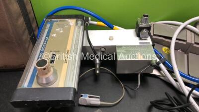 Mixed Lot Including 1 x GE Ohmeda TuffSat Pulse Oximeter (Powers Up) 1 x Cyprane Quantiflex N20/02 Mixer, 1 x Verathon BVI 300 Bladder Scanner with 1 x Battery and 2 x Probes in Carry Case (No Power with Damage to Casing and 1 x Probe-See Photos) 1 x GE U - 7