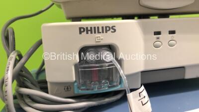 Drager Fabius Induction Anaesthesia Machine with Philips IntelliVue MP30 Anaesthesia Monitor * Mfd 2011 *,Philips IntelliVue G5 Gas Module with Water Trap,Philips M3001A Module with ECG/Resp,SpO2 and NBP Options * Mfd 2006 *,Oxygen Mixer and Hoses (Powers - 4