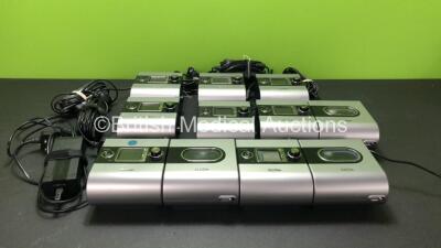 8 x ResMed S9 CPAP Units with 3 x ResMed H5i Humidifier Units and x AC Power Supplies (All Power Up) *SN 22151778894 - 22121705848 - 22151865225 - 23122119446 - 23142252769 - 221613854634 - 23141387549 - 22151750273 - 22171591625 - 22161395196 - 221613949