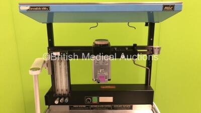 MIE Cavendish 680m Induction Anaesthesia Machine with Cyprane Isotec 4 Vaporizer and Hose - 2