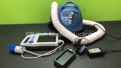 Mixed Lot Including 1 x Arizant 775 Bair Hugger Unit with Hose (Powers Up with Damaged Button-See Photo) 1 x Mediate PBSV3.1 Bladder Scanner with 1 x YOKU 4545130 Battery Charger (Powers Up with Faulty Screen)