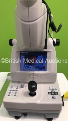 Topcon TRC-NW8 Non-Mydriatic Retinal Camera on Topcon ATE-600 Motorized Table (Powers Up) * SN 086065 * * Mfd 2010 * - 2