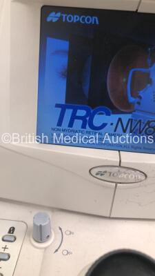 Topcon TRC-NW8 Non-Mydriatic Retinal Camera on Topcon Motorized Table (Powers Up) * SN 085689 * * Mfd 2009 * - 3