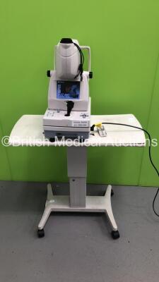 Topcon TRC-NW8 Non-Mydriatic Retinal Camera on Topcon Motorized Table (Powers Up-Damage to Chin Rest-See Photos) * SN 085390 * * Mfd 2009 *