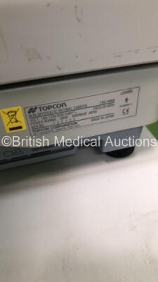 Topcon TRC-NW8 Non-Mydriatic Retinal Camera on Topcon Motorized Table (Powers Up-Damage to Chin Rest-See Photos) * SN 085390 * * Mfd 2009 * - 7