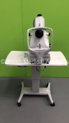 Topcon TRC-NW8 Non-Mydriatic Retinal Camera on Topcon Motorized Table (Powers Up-Damage to Chin Rest-See Photos) * SN 085390 * * Mfd 2009 * - 9