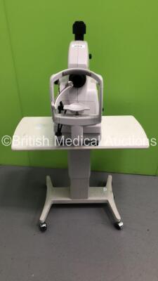 Topcon TRC-NW6S Non-Mydriatic Retinal Camera on Topcon Motorized Table (Powers Up-Damage to Chin Rest-See Photos) * SN 2880430 * * Mfd 2006 * - 6