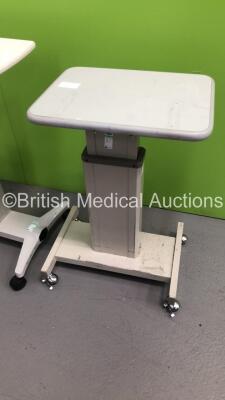 1 x Motorized Slit Lamp Table * 1 x Missing Wheel * and 1 x Topcon ATE-600 Motorized Table - 2