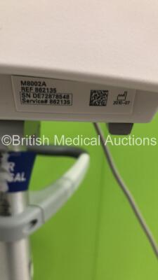 Philips IntelliVue MP30 Anesthesia Patient Monitor Ref 862135 on Stand (Powers Up-Small Crack To Casing-See Photo) * Mfd 2010 * - 6