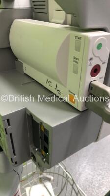 Philips IntelliVue MP30 Anesthesia Patient Monitor Ref 862135 with 1 x Philips M3001A Module with NBP,SpO2 and ECG/Resp Options * Mfd 2014 * and Leads on Stand (Powers Up) * Mfd 2011 * - 7