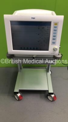 Drager Evita XL Ventilator Software Version 07.02 / Running Hours 67363 with Hoses on Stand (Powers Up-Mark to Screen-See Photos) * SN ASCA-0357 * * Mfd 2011 * - 3