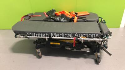 2 x Ferno Pegasus Hydraulic Ambulance Stretchers with 2 x Mattresses (Hydraulics Tested Working)