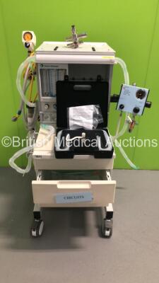Datex-Ohmeda Aestiva/5 Induction Anaesthesia Machine with InterMed Penlon Nuffield Anaesthesia Ventilator Series 200,Newton Paediatric Valve in Case,Ventilation Valve,Regulator and Hoses