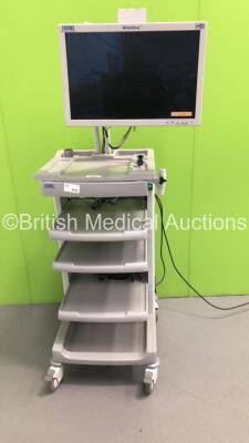 Karl Storz Stack Trolley Including Storz WideView HD Monitor (Powers Up)