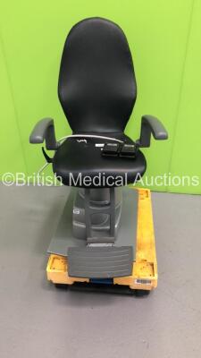 Meccanottica Mazza Electric Ophthalmic Chair with Footswitch (No Power) * Skate Not Included *