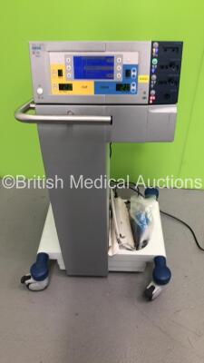 ERBE VIO 300 S Electrosurgical / Diathermy Unit Version 1.2.1 and 2 x Footswitches on Trolley (Powers Up)