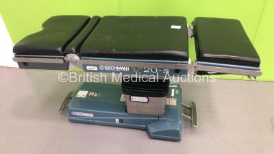 Eschmann T-20-S Electric Operating Table Ref T20-231-1001 with Cushions (Powers Up and Tested Working) * Mfd 2010 *