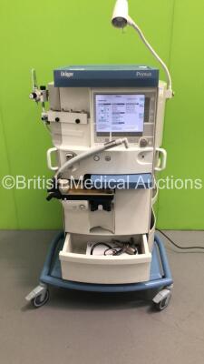Drager Primus Anaesthesia Machine Ref 8603800-39 Software Version 4.50.00 - Running Hours Mixer 29966 Ventilator 12667 with Hoses (Powers Up) * SN ARXN-0019 * * Mfd 2006 *