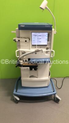 Drager Primus Anaesthesia Machine Ref 8603800-39 Software Version 4.50.00 - Running Hours Mixer 13968 Ventilator 13891 with Hoses (Powers Up) * SN ARXN-0020 * * Mfd 2006 *