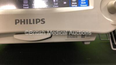 Job Lot of Patient Monitors Including 1 x Philips Intellivue MP50 Anesthesia Monitor, 1 x Philips MP30 Patient Monitor and 1 x Welch Allyn 53N00 Patient Monitor (All Power Up) - 5