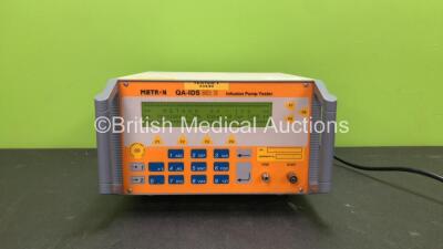 Metron QA-IDS Mk II Infusion Pump Tester Software Version 1.38 (Powers Up) *SN 33440*