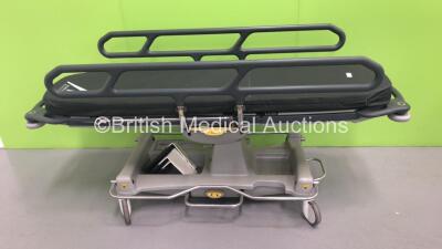 Anetic Aid Hydraulic Patient Trolley with Mattress (Hydraulics Tested Working) * Asset No FS0160454 *