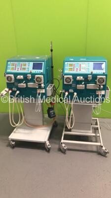 2 x Gambro AK 200 Ultra S Dialysis Machines Version 10.11 (Both Power Up) * SN 19589 / 19665 *