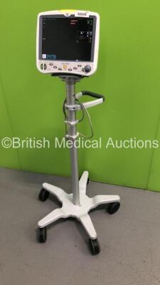 GE Dash 5000 Patient Monitor on Stand with BP,SpO2,Temp/CO,NBP and ECG Options (Powers Up) * Mfd 2009 *