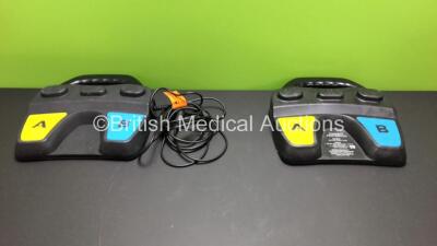 1 x Stryker iSwitch Footswitch Ref.277-100-100 and 1 x Stryker Crossfire Footswitch Ref 0475000100 *Mfd 2018-04*