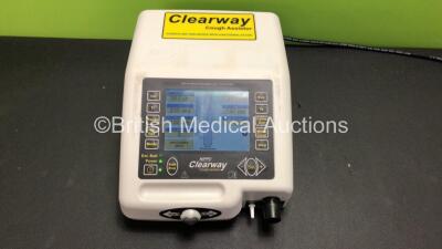 B & D Electromedical Nippy Clearway Cough Assistor Unit Software Version 1.13 (Powers Up) *SN 201523393*