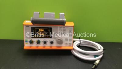 Drager Oxylog 3000 Transport Ventilator with Hose Software Version 1.24 (Powers Up) *Mfd 2003, SN SRTB-0001*