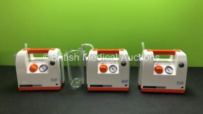 3 x Medel Group Quick Clear Rescue Ref 90818UK Suction Units with 1 x Cup All Power Up) *SN 00000014 -002556 - 00000012*