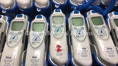 Large Quantity Covidien Genius 2 Thermometers with Base Units (Some Power Up, Some No Power) - 3