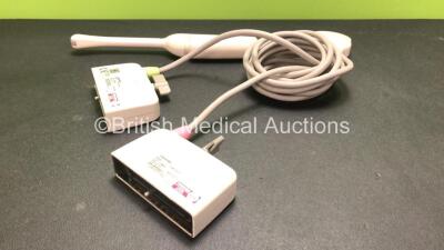 Job Lot of Transducers Including 1 x Toshiba PVM-651VT Ultrasound Transducer / Probe and 1 x Toshiba PVM-375AT Ultrasound Transducer / Probe